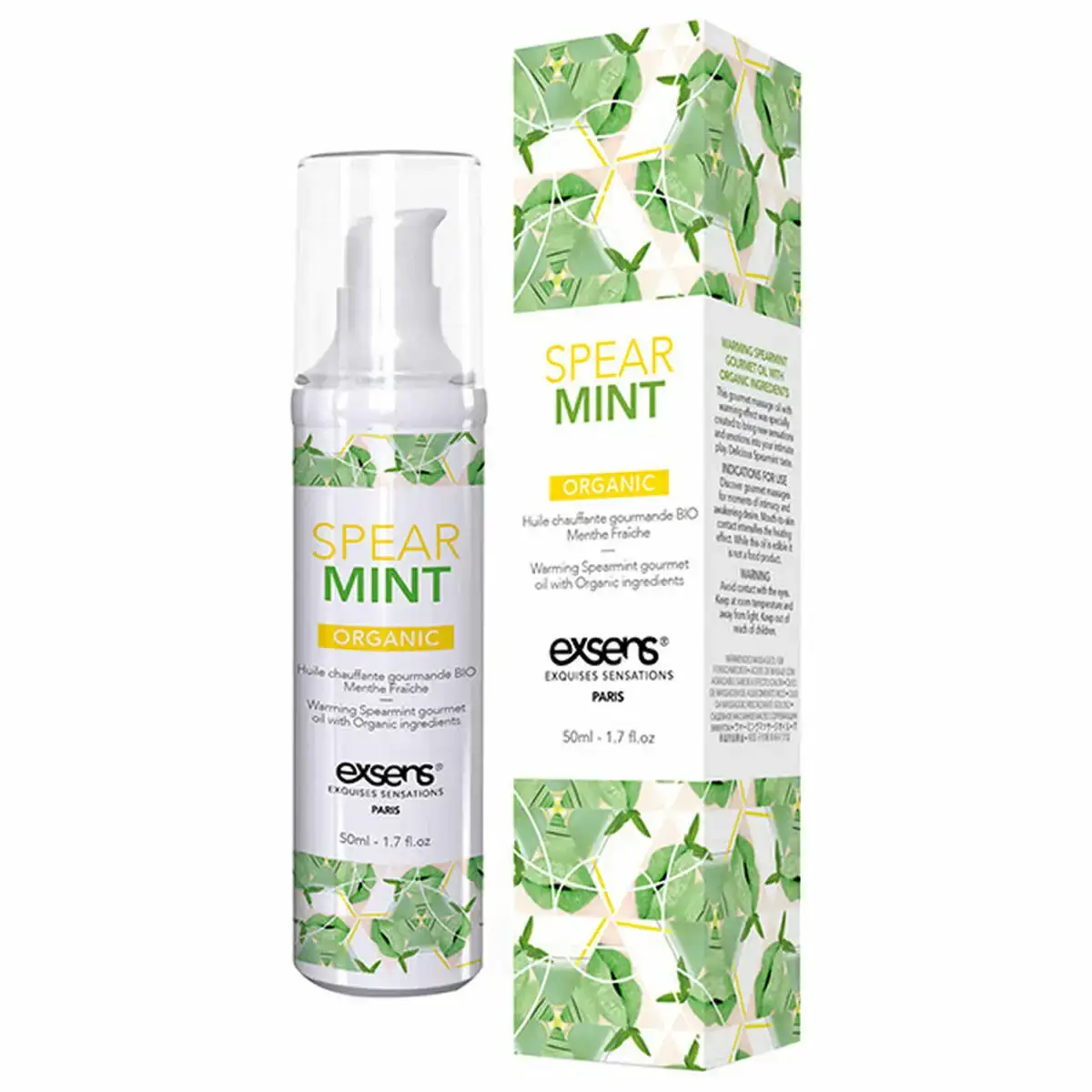 Huile de massage erotique exsens mint menthe 50 ml _8767. DIAYTAR COTE D'IVOIRE - L'Univers de l'Élégance Accessible. Plongez dans notre catalogue et choisissez des produits qui allient sophistication et accessibilité pour un shopping exquis.