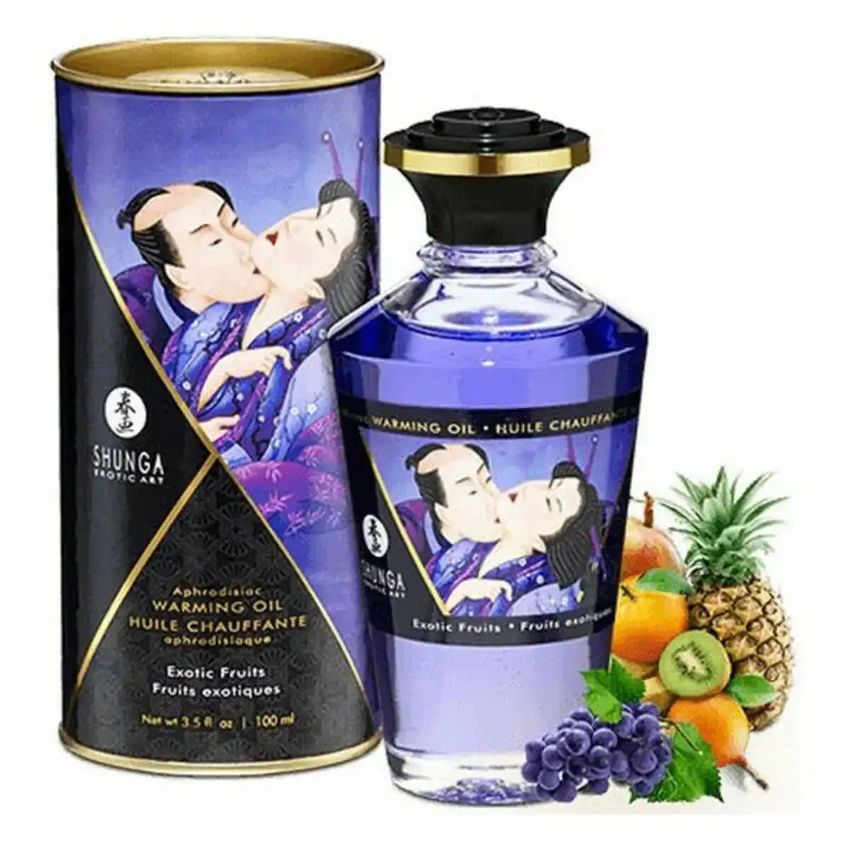 Huile de massage erotique shunga fruits exotiques 100 ml _3883. DIAYTAR COTE D'IVOIRE - Votre Plateforme pour un Shopping Inspiré. Explorez nos offres variées et découvrez des articles qui stimulent votre créativité et embellissent votre vie.
