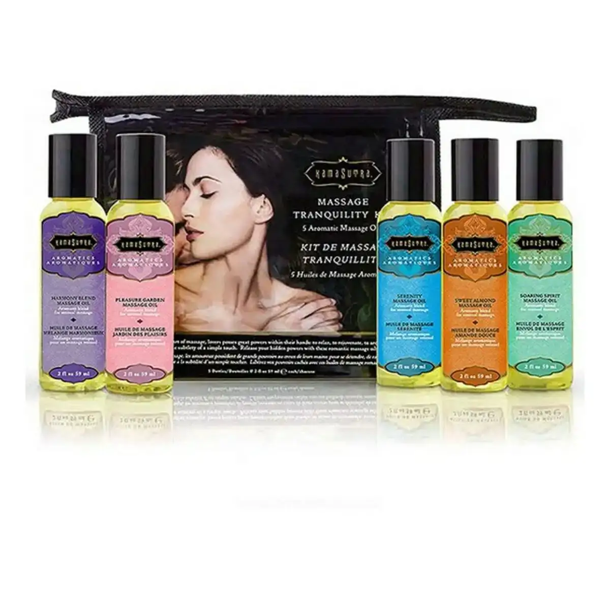 Huile de massage tranquility kit naturals kama sutra 5 x 59 ml _2555. Bienvenue chez DIAYTAR COTE D'IVOIRE - Où Chaque Objet a sa Propre Histoire. Découvrez notre sélection soigneusement choisie et choisissez des produits qui racontent le patrimoine sénégalais.