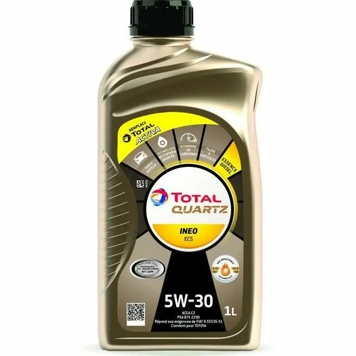 Huile de moteur pour voiture total quartz ineo ecs 1 l 5w30_1282. Entrez dans l'Univers de DIAYTAR COTE D'IVOIRE - Où Choisir est un Plaisir. Explorez notre gamme variée et trouvez des articles qui parlent à votre cœur et à votre style.