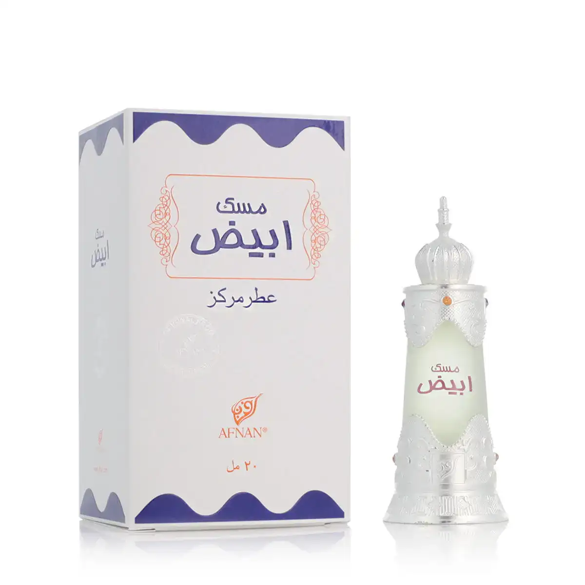 Huile de parfum afnan musk abiyad 20 ml_3802. DIAYTAR COTE D'IVOIRE - L'Art de Trouver ce que Vous Aimez. Plongez dans notre assortiment varié et choisissez parmi des produits qui reflètent votre style et répondent à vos besoins.