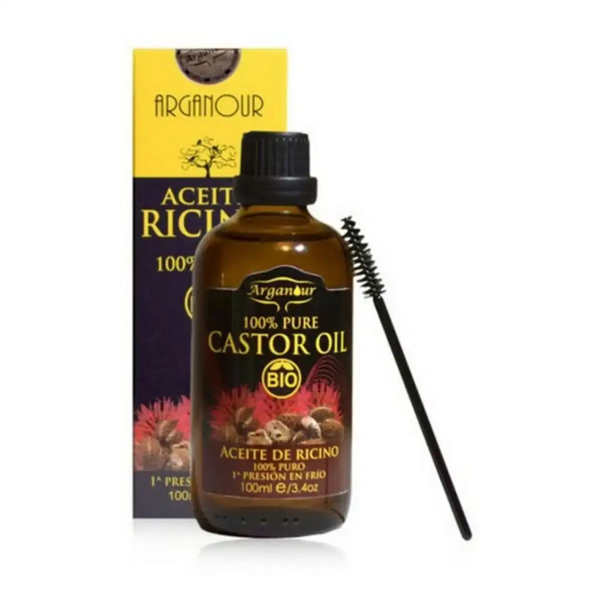 Huile de ricin arganour 100 ml _2925. DIAYTAR COTE D'IVOIRE - Là où Choisir est une Célébration de l'Artisanat. Explorez notre gamme variée et choisissez des produits qui incarnent la tradition et le talent des artisans du Côte d'Ivoire.