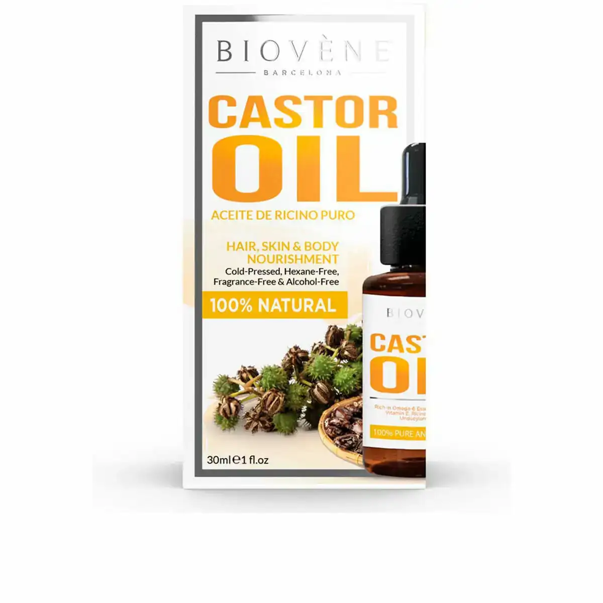 Huile hydratante biovene castor oil 30 ml_1094. Entrez dans l'Univers de DIAYTAR COTE D'IVOIRE - Où Chaque Produit est une Découverte. Explorez notre gamme variée et trouvez des articles qui vous surprennent et vous inspirent.