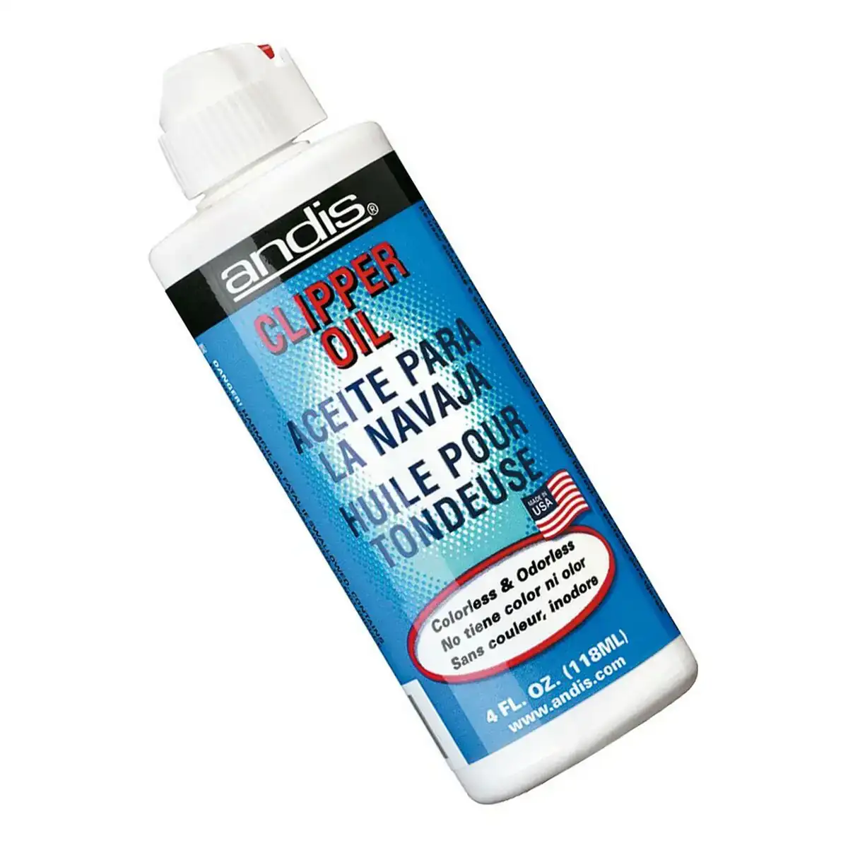 Huile lubrifiante andis lames 118 ml _8649. DIAYTAR COTE D'IVOIRE - L'Art de Vivre en Couleurs. Découvrez notre boutique en ligne et trouvez des produits qui ajoutent une palette vibrante à votre quotidien.