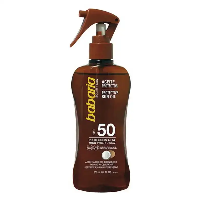 Huile protectrice babaria f 50 coco 200 ml _4007. DIAYTAR COTE D'IVOIRE - Votre Portail Vers l'Exclusivité. Explorez notre boutique en ligne pour découvrir des produits uniques et raffinés, conçus pour ceux qui recherchent l'excellence.