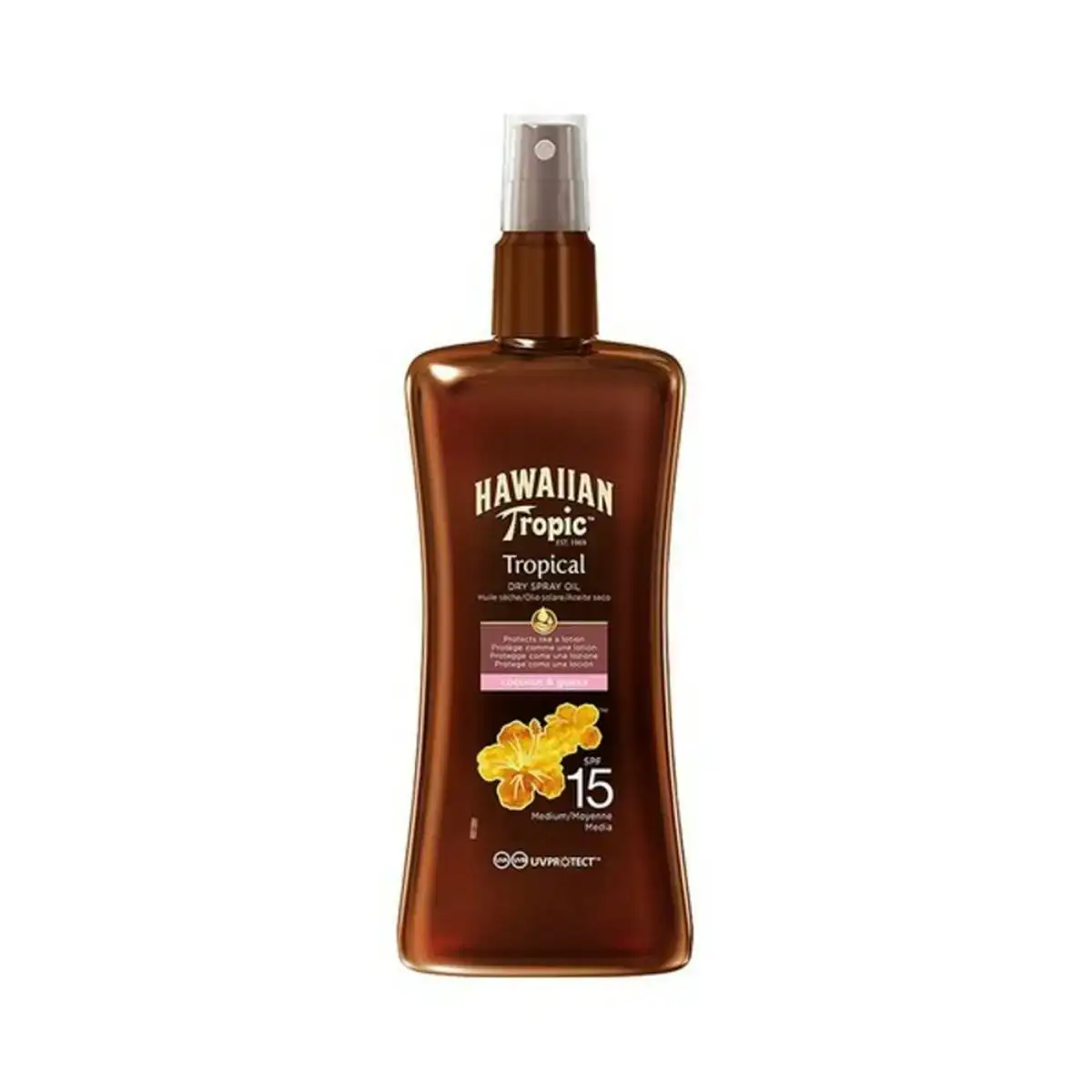 Huile protectrice coconut guava hawaiian tropic spf 15 200 ml _3673. DIAYTAR COTE D'IVOIRE - Où l'Élégance Rencontré l'Accessibilité. Parcourez notre catalogue et trouvez des produits qui apportent une touche de sophistication à votre vie quotidienne sans compromettre votre budget.