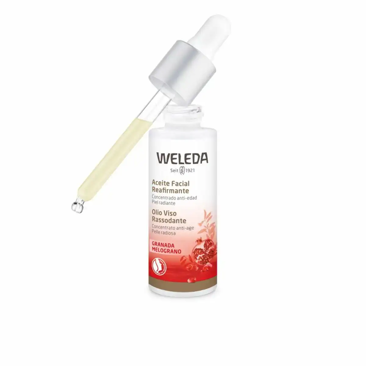 Huile visage raffermissant weleda grenade 30 ml _1660. DIAYTAR COTE D'IVOIRE - Où Choisir est un Acte d'Amour pour le Côte d'Ivoire. Explorez notre boutique en ligne et choisissez des articles qui célèbrent la culture et l'artisanat du pays.