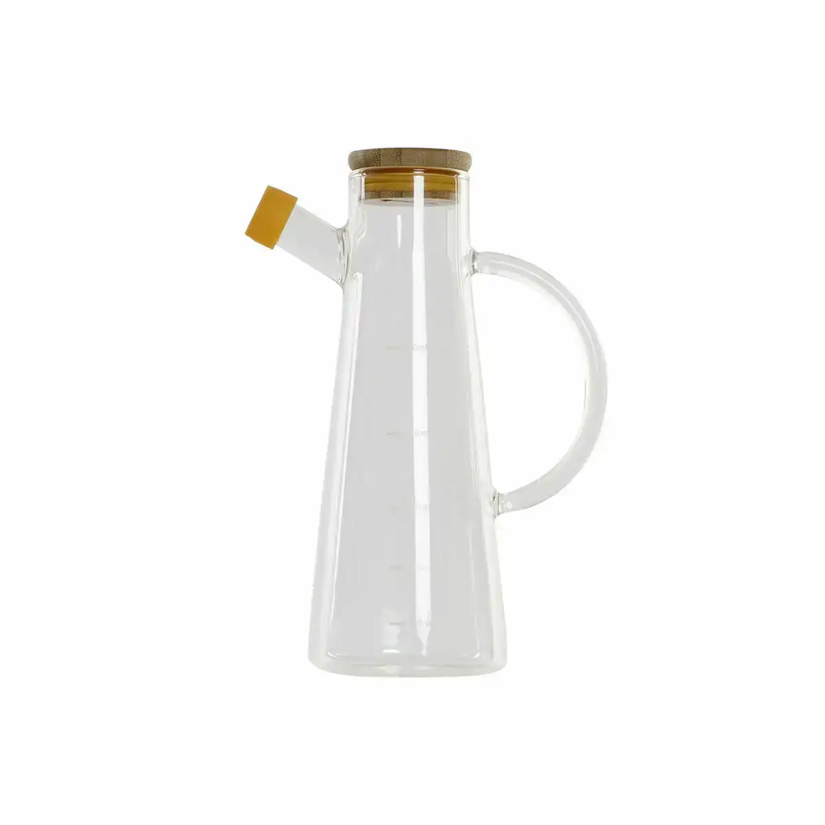 Huilier dkd home decor transparent bois verre plastique 500 ml_9247. DIAYTAR COTE D'IVOIRE - L'Art de Vivre avec Authenticité. Explorez notre gamme de produits artisanaux et découvrez des articles qui apportent une touche unique à votre vie.