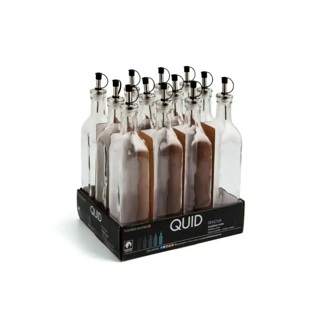 Huilier quid renova transparent verre 250 ml 12 unites pack 12x _2588. DIAYTAR COTE D'IVOIRE - Où Choisir Devient une Expérience Personnalisée. Explorez notre boutique en ligne pour découvrir des produits qui s'adaptent à votre style et à votre essence.