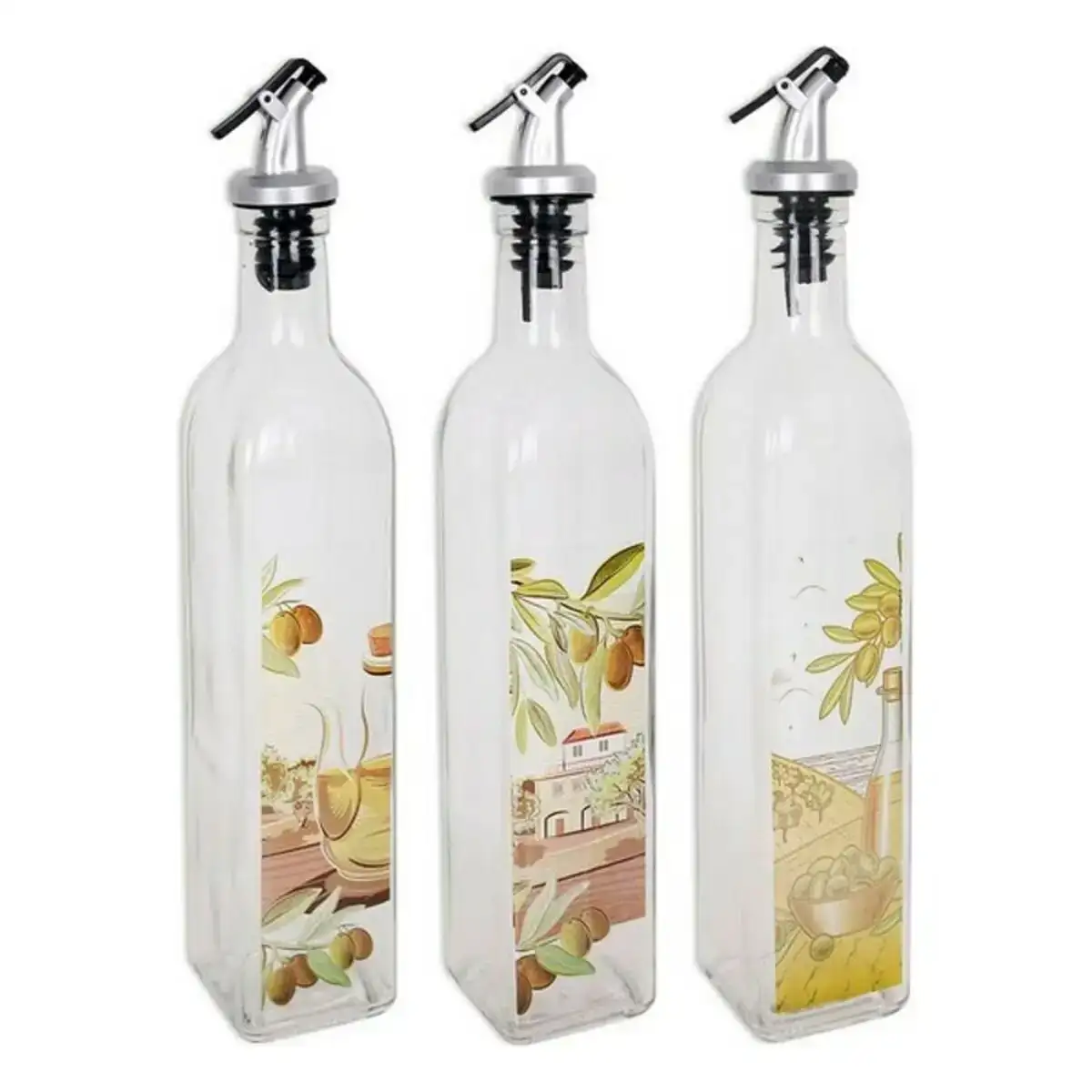 Huilier verre bouchon de dosage 500 ml_5342. DIAYTAR COTE D'IVOIRE - L'Art de Vivre le Shopping en Ligne. Découvrez notre plateforme intuitive et trouvez des produits qui vous inspirent et vous enchantent, à chaque clic.