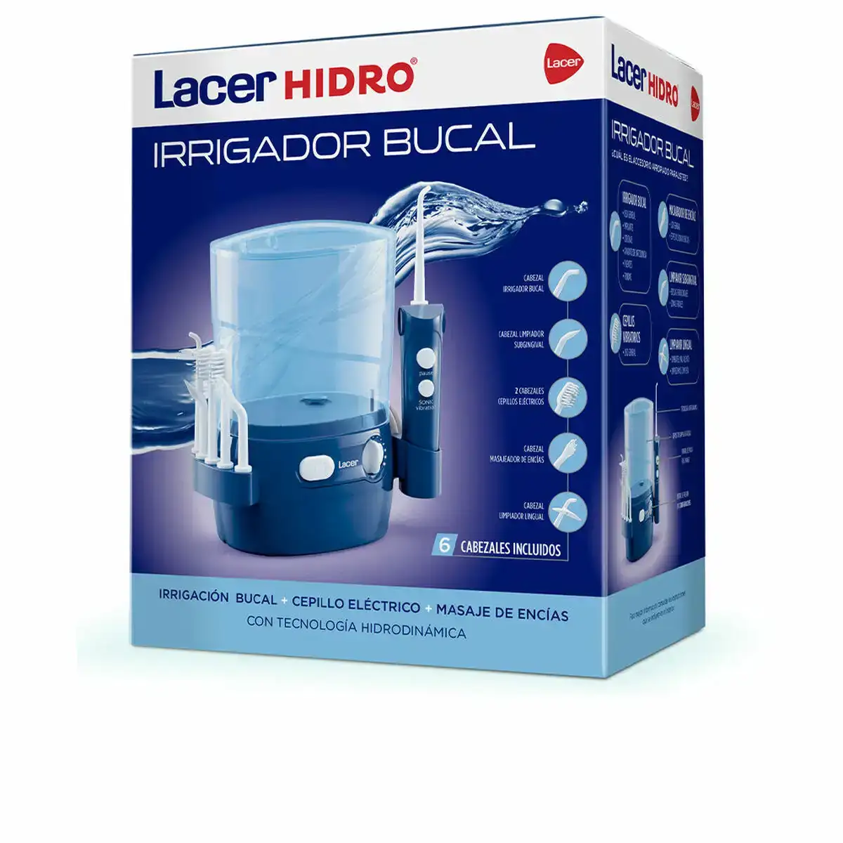 Hydropulseur dentaire lacer hidro bleu_1547. DIAYTAR COTE D'IVOIRE - Un Monde de Possibilités à Portée de Clic. Parcourez notre site web pour découvrir des sélections infinies, de l'épicerie aux bijoux, et vivez une expérience d'achat sans pareil.