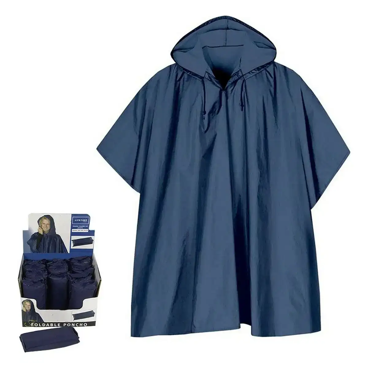 Impermeable poncho bleu taille unique _8962. Bienvenue sur DIAYTAR COTE D'IVOIRE - Où Choisir Rime avec Qualité. Explorez notre gamme diversifiée et découvrez des articles conçus pour répondre à vos attentes élevées.