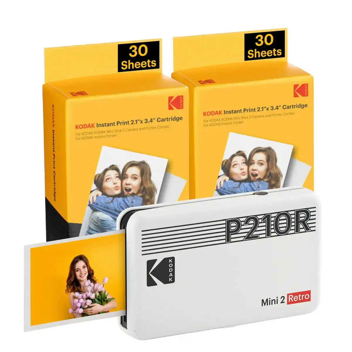 Imprimante photo kodak mini 2 retro p210rw60 blanc_4768. Bienvenue chez DIAYTAR COTE D'IVOIRE - Où Chaque Produit a son Âme. Découvrez notre gamme et choisissez des articles qui résonnent avec votre personnalité et vos valeurs.