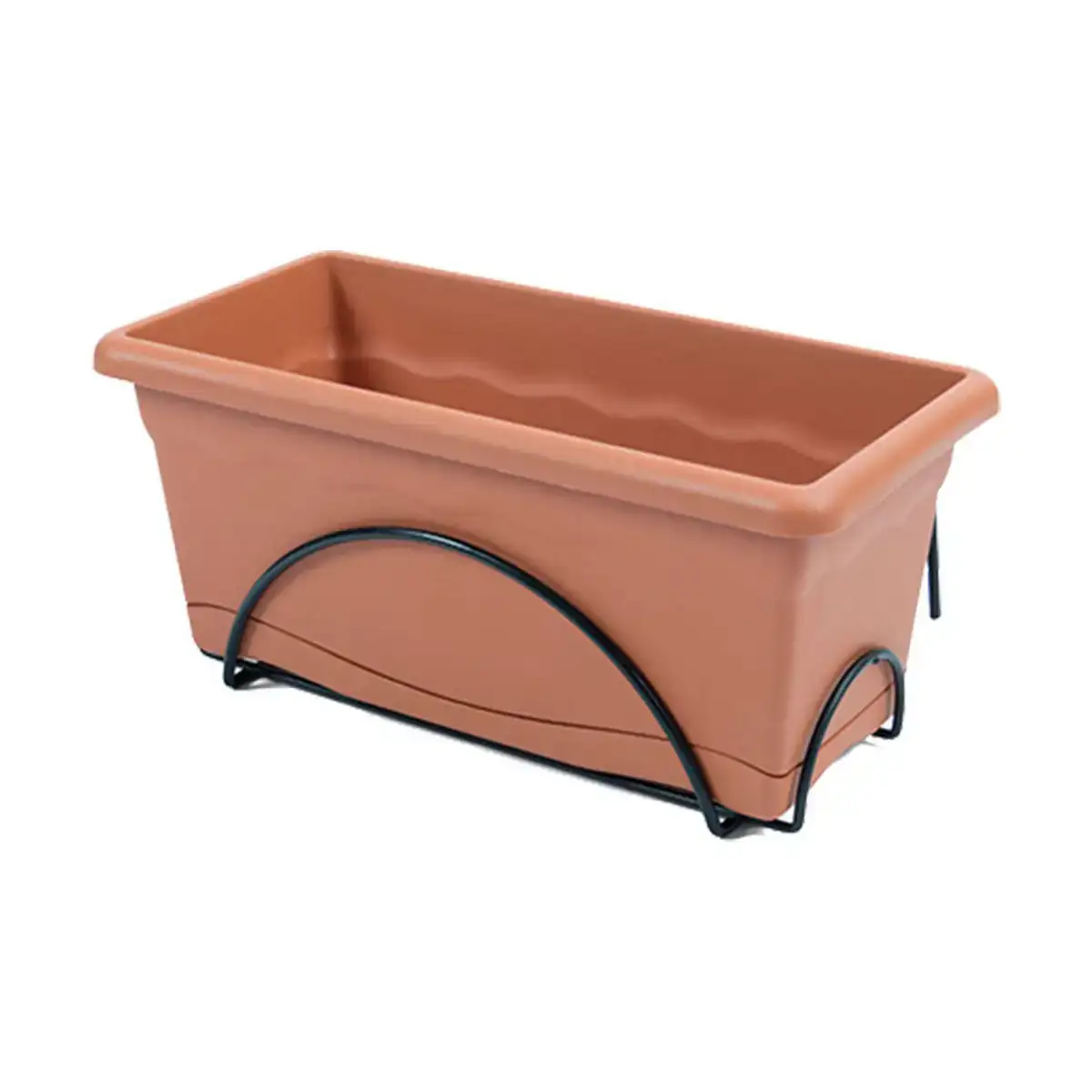 Jardiniere avec support plastiken terre cuite polypropylene 40 x 24 cm _4374. Entrez dans le Monde de DIAYTAR COTE D'IVOIRE - Où Chaque Produit Raconte une Histoire Unique. Explorez notre sélection et laissez-vous transporter par des récits à travers les articles que vous choisissez.