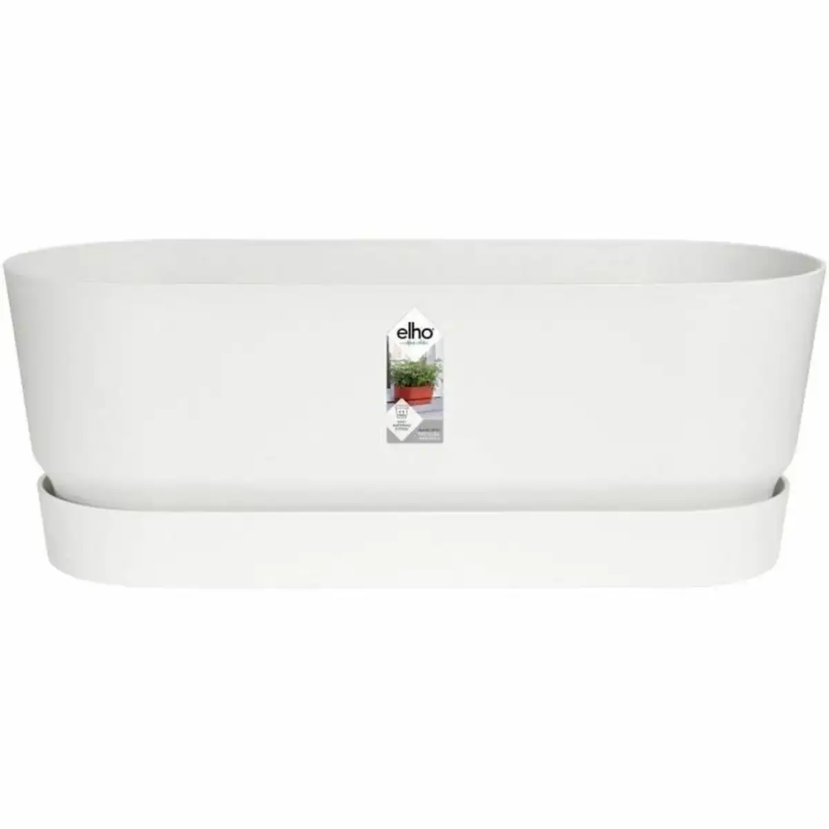 Jardiniere elho 50 cm blanc plastique ovale_2795. Entrez dans l'Univers de DIAYTAR COTE D'IVOIRE - Où la Tradition S'unit à la Modernité. Explorez notre sélection pour trouver des produits qui allient héritage et innovation.