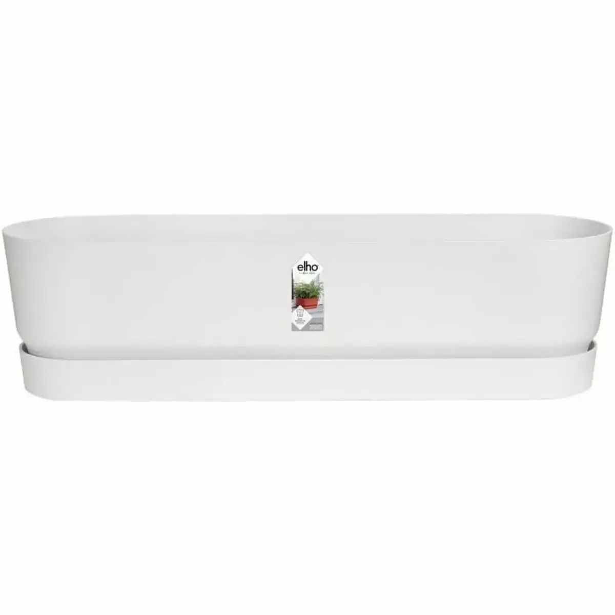 Jardiniere elho blanc 70 cm plastique ovale_8581. DIAYTAR COTE D'IVOIRE - L'Art de Choisir, l'Art de Se Distinquer. Naviguez à travers notre catalogue et choisissez des produits qui ajoutent une note d'élégance à votre style unique.