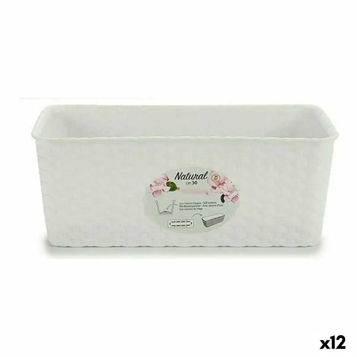 Jardiniere stefanplast 13 x 11 x 28 5 cm blanc plastique 12 unites _7639. DIAYTAR COTE D'IVOIRE - Votre Destination Shopping Authentique. Explorez notre boutique en ligne et découvrez des trésors qui reflètent l'âme du Côte d'Ivoire, pour une expérience shopping unique.