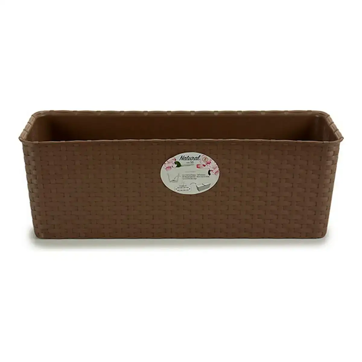 Jardiniere stefanplast 73502 marron plastique_4177. DIAYTAR COTE D'IVOIRE - Où Chaque Sélection est une Victoire. Découvrez notre boutique en ligne et trouvez des articles qui vous rendent la vie plus belle, un choix à la fois.