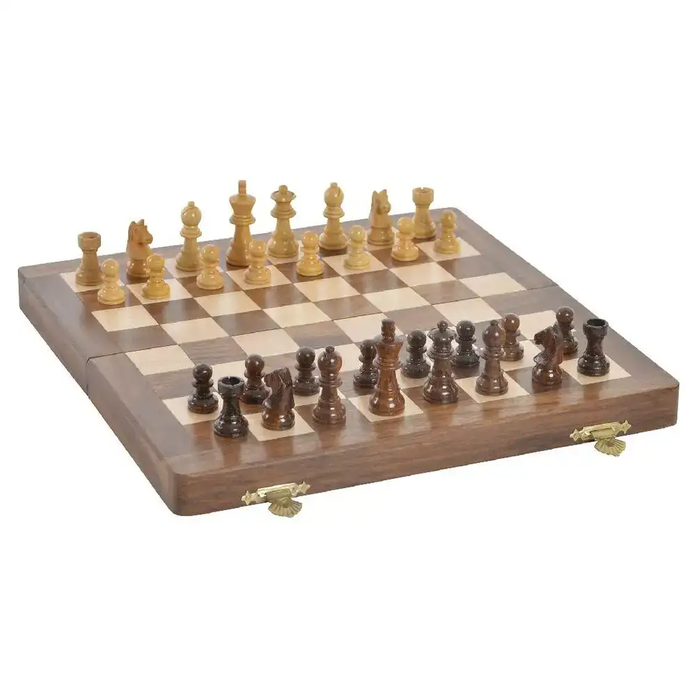 Jeu d echecs dkd home decor 30 x 30 5 x 2 cm beige marron_9273. Plongez dans l'Expérience DIAYTAR COTE D'IVOIRE - Où Chaque Produit a une Histoire. Explorez notre boutique en ligne pour trouver des articles qui incarnent la passion et la créativité du Côte d'Ivoire.