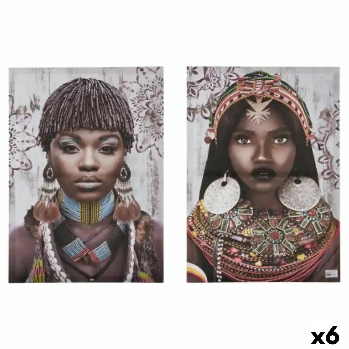 Jeu de 2 tableaux toile africaine 70 x 50 x 1 5 cm 6 unites _9626. DIAYTAR COTE D'IVOIRE - Votre Destination Shopping Inspirante. Explorez notre catalogue pour trouver des articles qui stimulent votre créativité et votre style de vie.