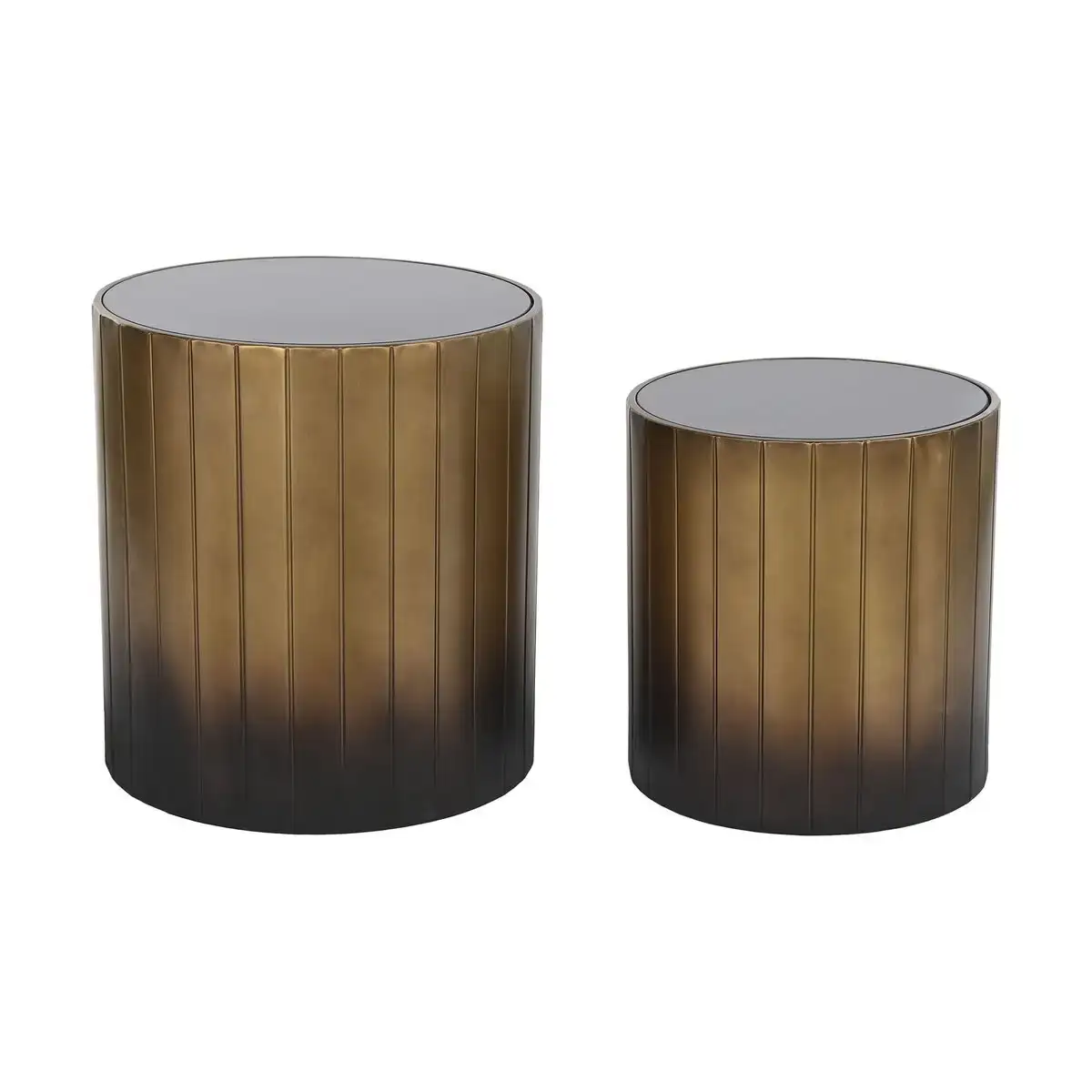 Jeu de 2 tables dkd home decor 51 x 51 x 55 cm verre noir dore metal_6924. Entrez dans l'Univers de DIAYTAR COTE D'IVOIRE - Où la Tradition S'unit à la Modernité. Explorez notre sélection pour trouver des produits qui allient héritage et innovation.