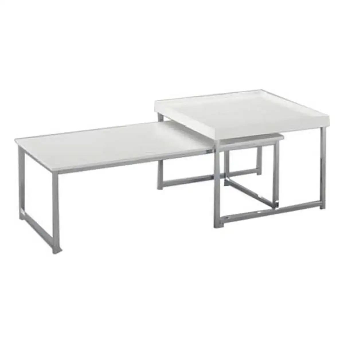 Jeu de 2 tables dkd home decor acier bois mdf 110 x 48 x 45 cm _7804. DIAYTAR COTE D'IVOIRE - L'Univers de l'Élégance Accessible. Plongez dans notre catalogue et choisissez des produits qui allient sophistication et accessibilité pour un shopping exquis.