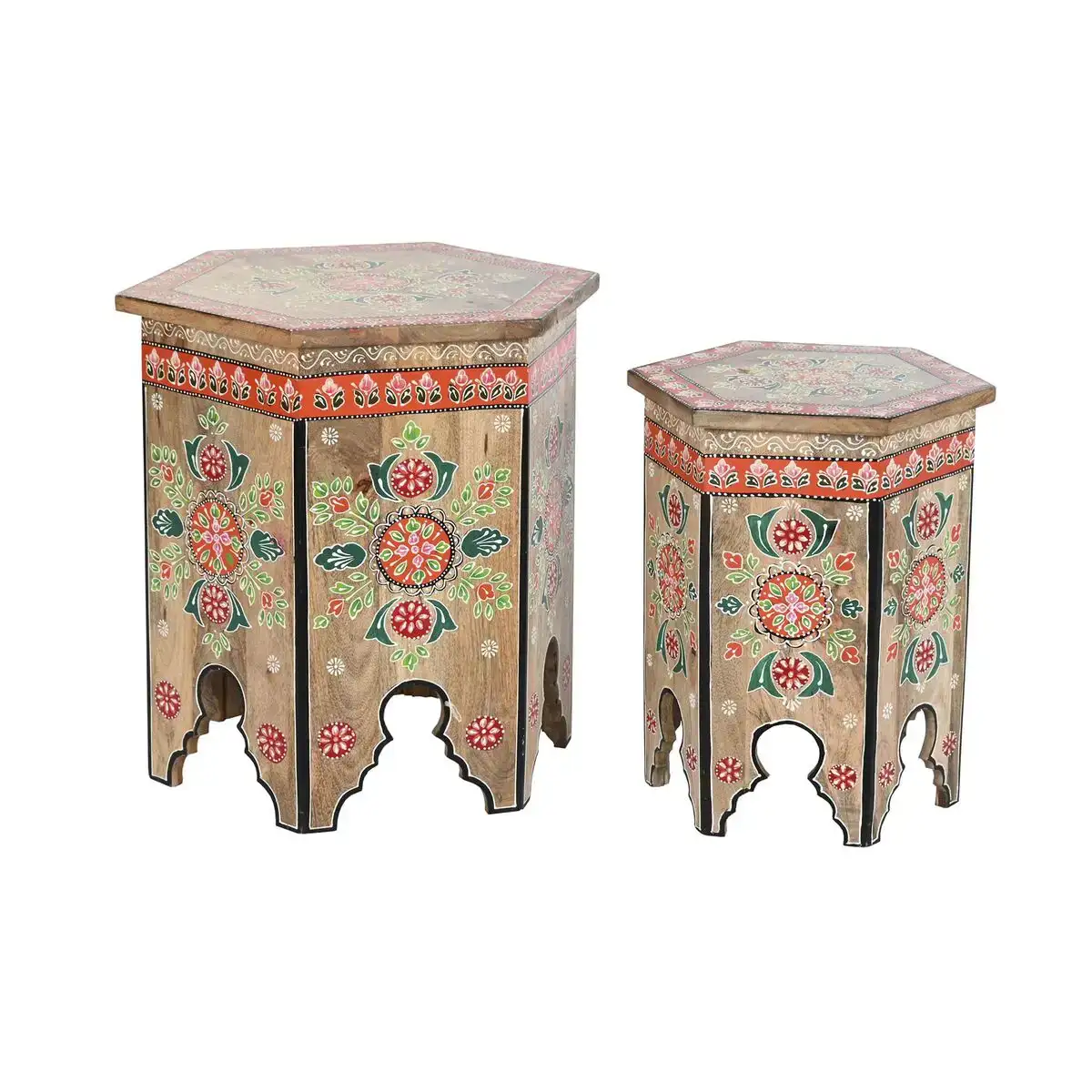 Jeu de 2 tables dkd home decor arabe bois bois de manguier 48 x 41 5 x 49 cm_4144. Bienvenue sur DIAYTAR COTE D'IVOIRE - Où Choisir Rime avec Qualité. Explorez notre gamme diversifiée et découvrez des articles conçus pour répondre à vos attentes élevées.