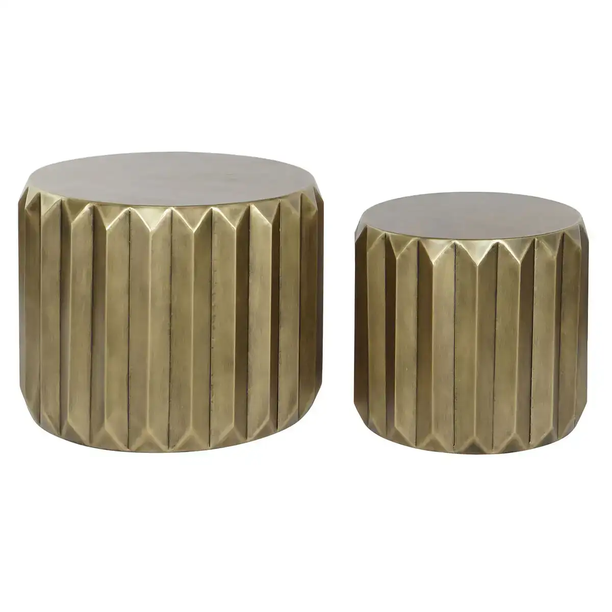Jeu de 2 tables dkd home decor dore metal 64 x 64 x 50 cm_3436. DIAYTAR COTE D'IVOIRE - Votre Destination Shopping de Choix. Explorez notre boutique en ligne et découvrez des trésors qui reflètent votre style et votre passion pour l'authenticité.