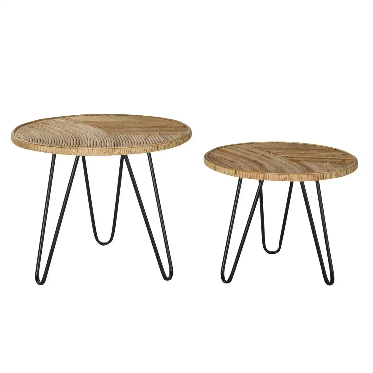Jeu de 2 tables dkd home decor marron noir metal 61 x 61 x 50 cm_3597. Bienvenue chez DIAYTAR COTE D'IVOIRE - Où Chaque Achat est un Geste d'Amour. Découvrez notre sélection minutieuse et choisissez des articles qui témoignent de votre passion.