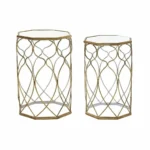 Jeu de 2 tables dkd home decor metal 42 x 42 x 63 cm _7854. Entrez dans le Monde de DIAYTAR COTE D'IVOIRE - Où Chaque Article Raconte une Histoire Unique. Explorez notre boutique en ligne pour dénicher des trésors qui incarnent l'âme du Côte d'Ivoire.
