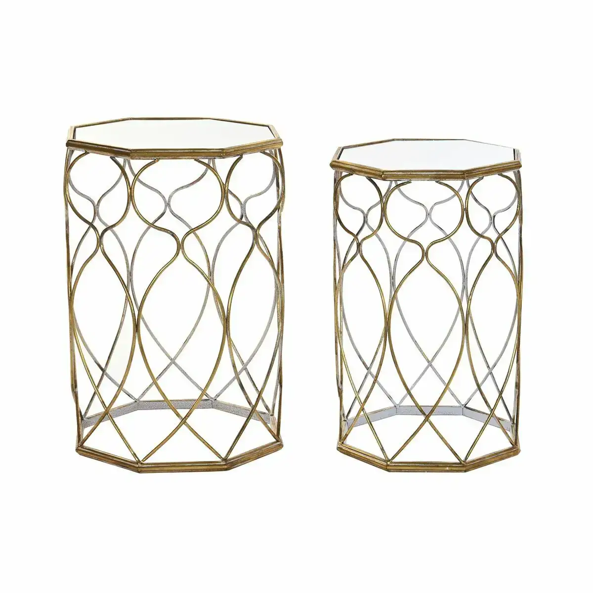 Jeu de 2 tables dkd home decor metal 42 x 42 x 63 cm _7854. Entrez dans le Monde de DIAYTAR COTE D'IVOIRE - Où Chaque Article Raconte une Histoire Unique. Explorez notre boutique en ligne pour dénicher des trésors qui incarnent l'âme du Côte d'Ivoire.