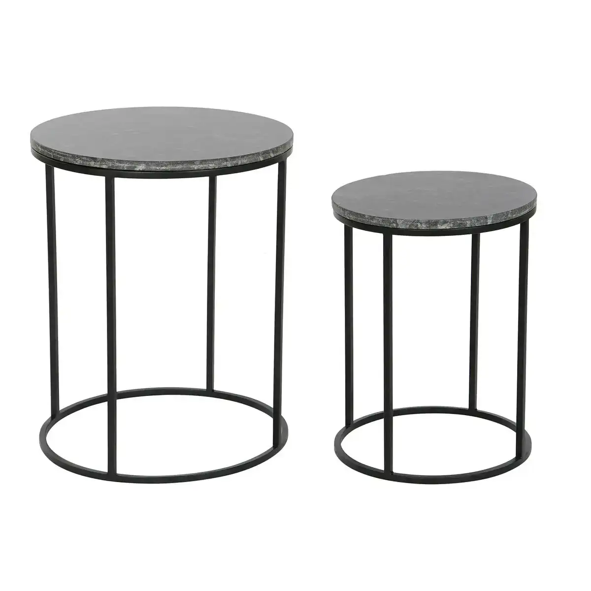 Jeu de 2 tables dkd home decor noir aluminium marbre 46 x 46 x 58 cm_3579. DIAYTAR COTE D'IVOIRE - Votre Passage vers l'Exceptionnel. Explorez notre boutique en ligne, où chaque produit est choisi avec soin pour offrir une expérience de shopping inoubliable.