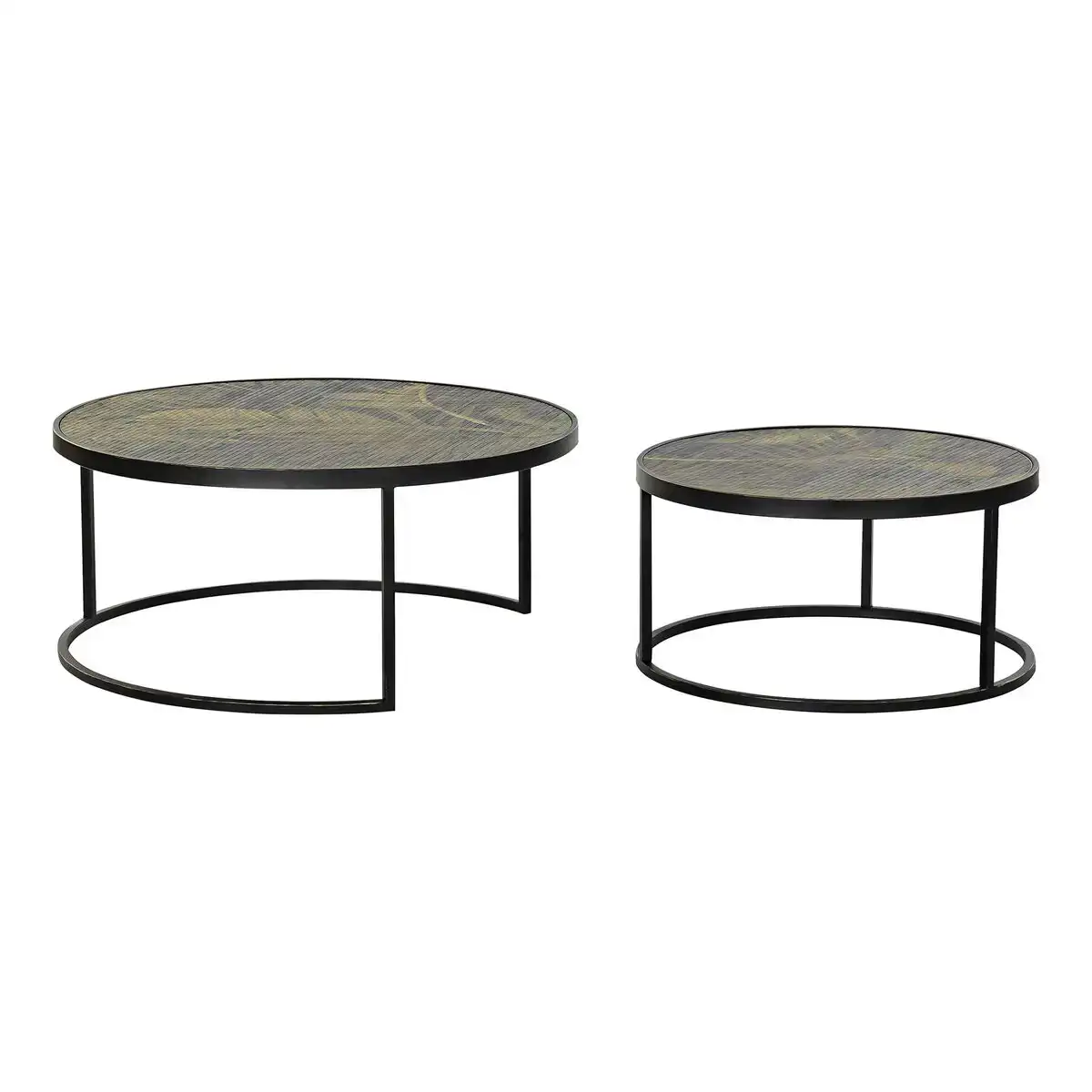Jeu de 2 tables dkd home decor sapin noir metal aluminium 80 x 80 x 35 cm_8368. DIAYTAR COTE D'IVOIRE - Là où Chaque Produit Évoque une Émotion. Parcourez notre catalogue et choisissez des articles qui vous touchent et qui enrichissent votre expérience.