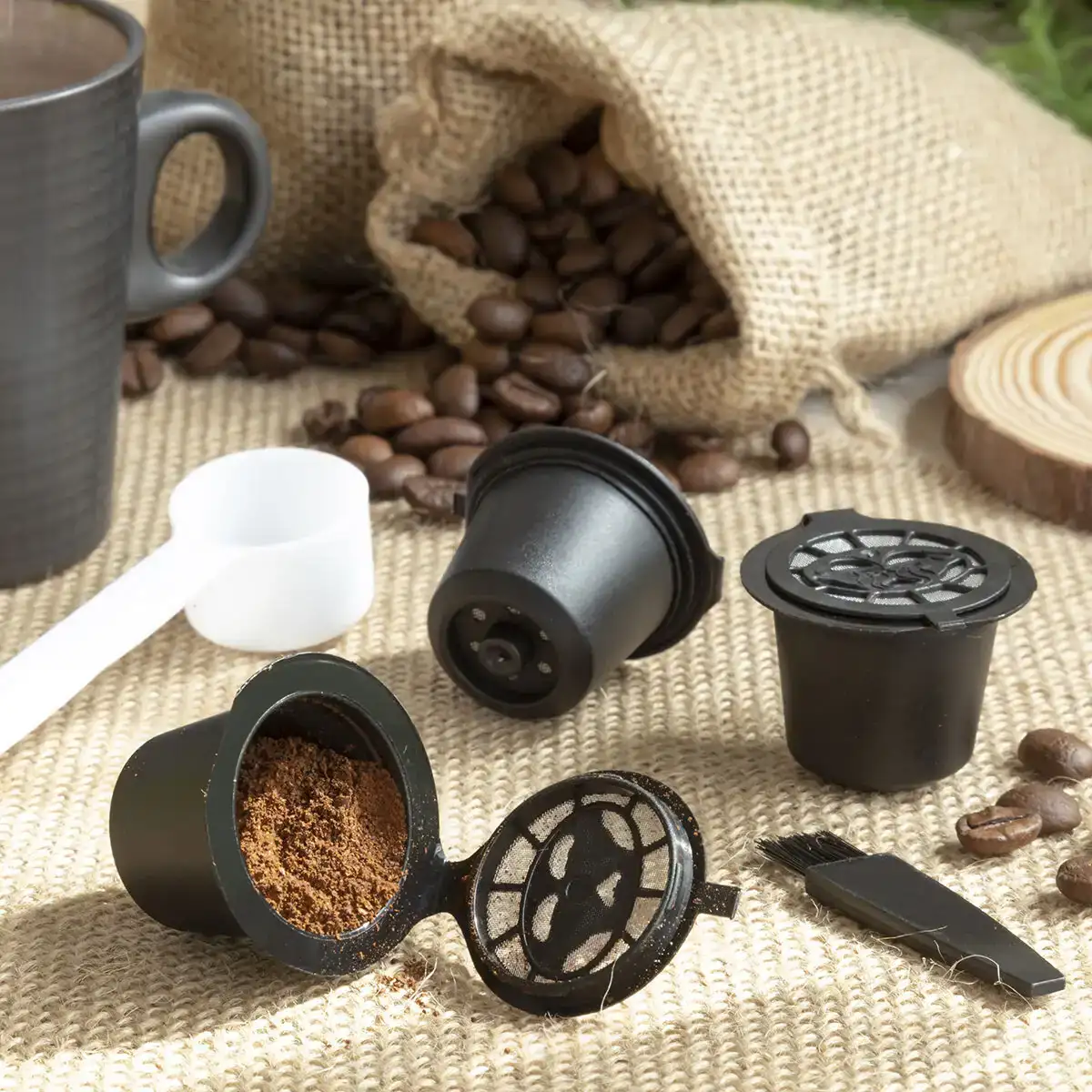Jeu de 3 capsules a cafe reutilisables recoff innovagoods_2645. Bienvenue chez DIAYTAR COTE D'IVOIRE - Où le Shopping Devient un Voyage. Explorez notre plateforme pour dénicher des produits uniques, racontant l'histoire et l'âme du Côte d'Ivoire.