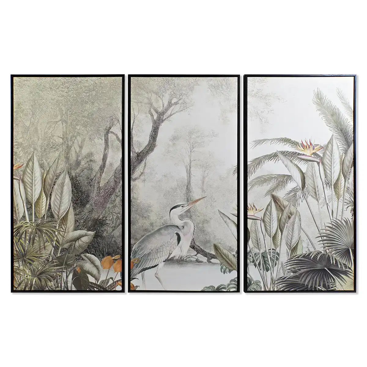 Jeu de 3 tableaux dkd home decor 180 x 4 x 120 cm tropical 30 x 40 cm_9337. DIAYTAR COTE D'IVOIRE - Votre Pass vers la Découverte. Explorez notre boutique en ligne et plongez dans un voyage à travers des produits authentiques et contemporains, tous réunis sous un même toit.