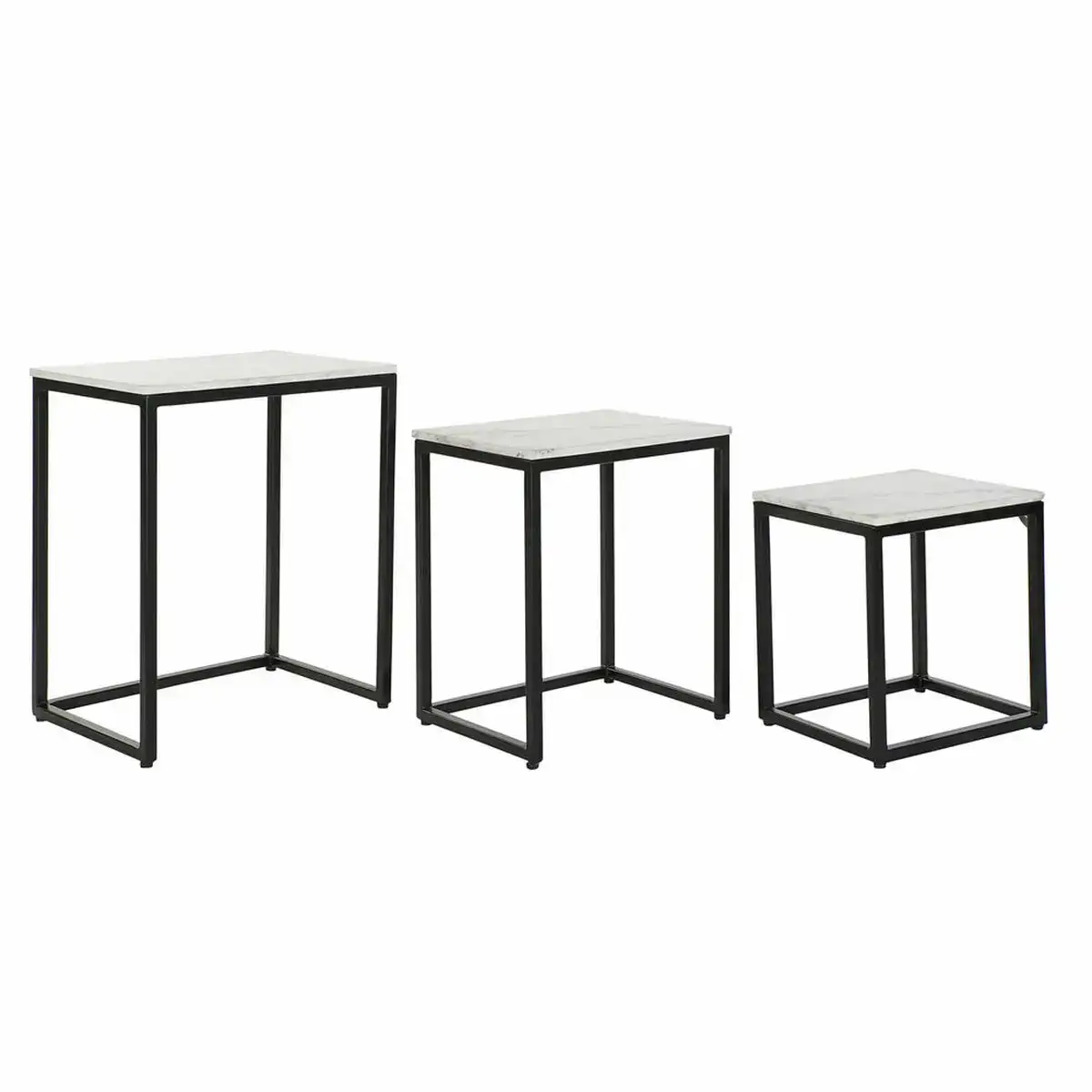 Jeu de 3 tables dkd home decor noir blanc marbre fer 50 x 35 x 60 5 cm 3 pcs _8916. DIAYTAR COTE D'IVOIRE - Votre Plaisir Shopping à Portée de Clic. Explorez notre boutique en ligne et trouvez des produits qui ajoutent une touche de bonheur à votre vie quotidienne.