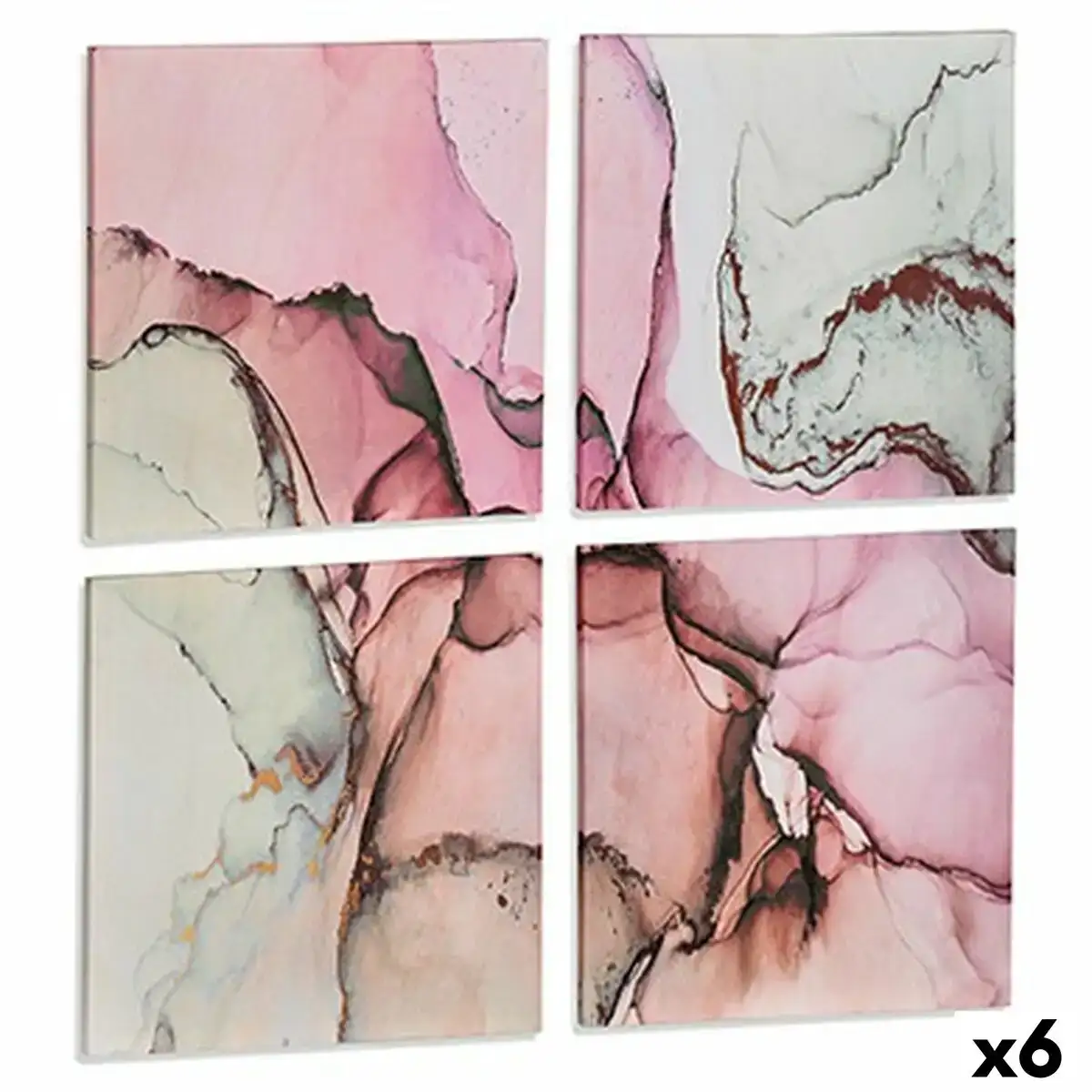 Jeu de 4 tableaux toile rose marbre 35 x 7 x 35 cm 6 unites _9131. Bienvenue sur DIAYTAR COTE D'IVOIRE - Votre Évasion Shopping Personnalisée. Parcourez notre collection unique et trouvez des articles qui reflètent votre style et votre individualité.