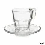 Jeu de 6 tasses avec plat casablanca transparent verre 4 unites 70 ml _9077. DIAYTAR COTE D'IVOIRE - Votre Destination Shopping de Confiance. Naviguez à travers notre boutique en ligne et profitez d'une sélection soigneusement choisie de produits qui répondent à toutes vos exigences.