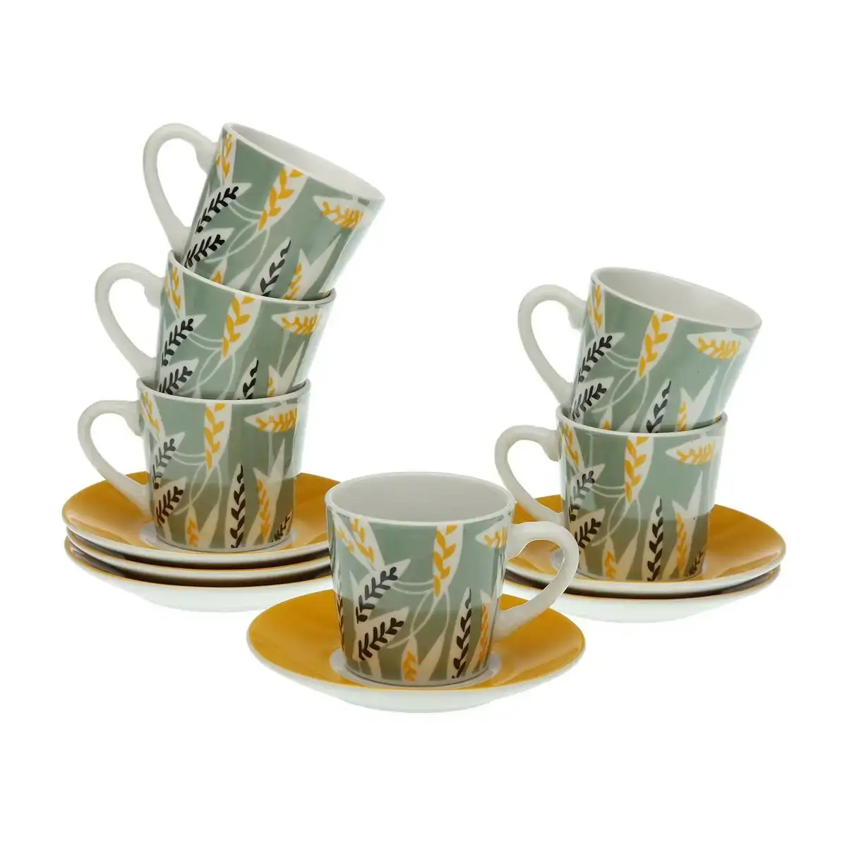 Jeu de 6 tasses avec plat versa elora porcelaine_7928. DIAYTAR COTE D'IVOIRE - L'Art de Choisir, l'Art de Se Distinquer. Naviguez à travers notre catalogue et choisissez des produits qui ajoutent une note d'élégance à votre style unique.