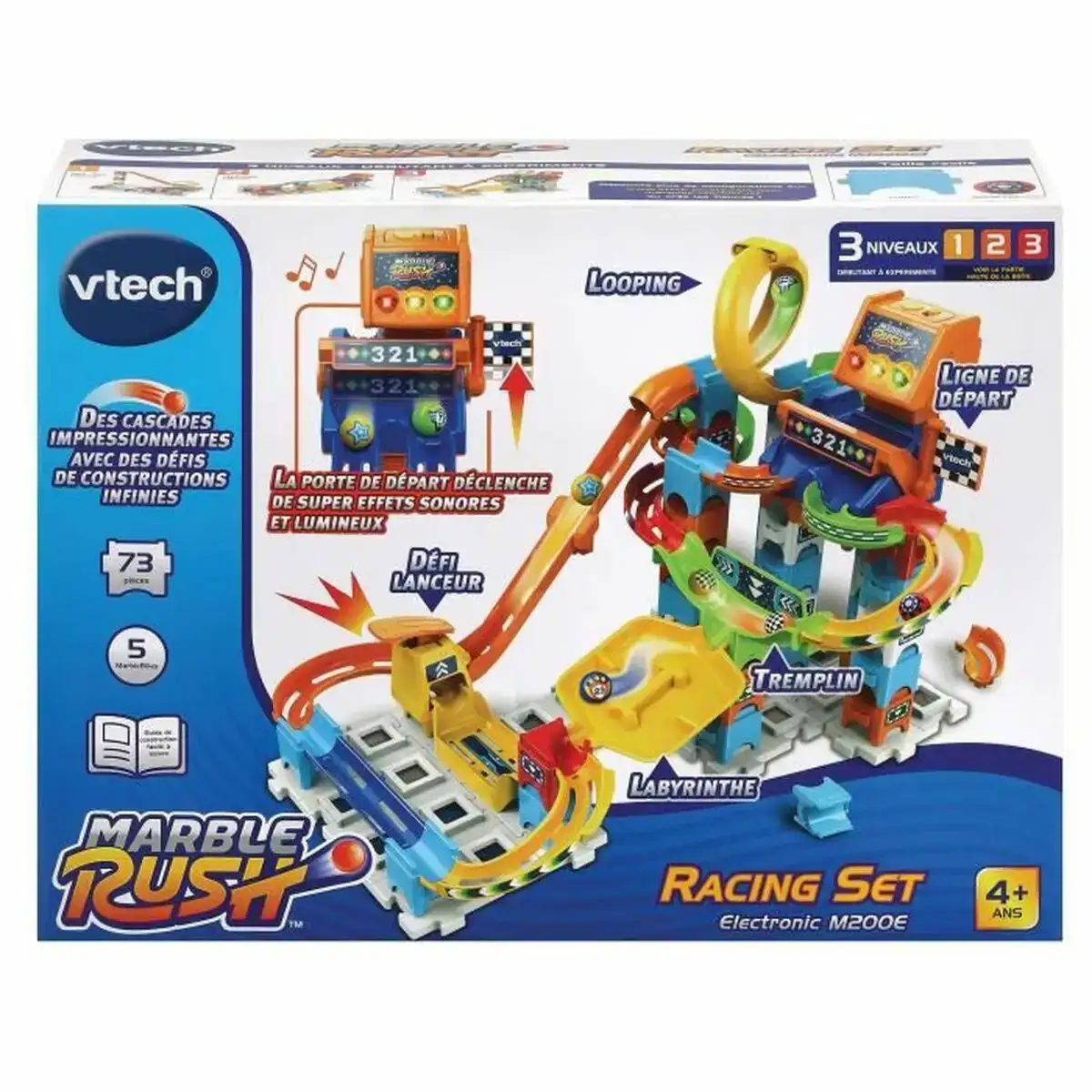 Jeu de billes vtech marble rush marble run racing circuit 4 ans piste avec rampes 73 pieces_9038. Entrez dans l'Univers de DIAYTAR COTE D'IVOIRE - Où Chaque Produit a son Histoire. Explorez notre catalogue et découvrez des trésors qui racontent la riche culture du Côte d'Ivoire.