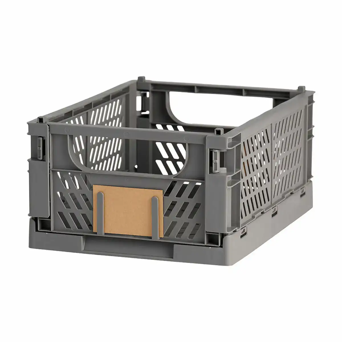 Jeu de caisses de rangement empilables 33 x 24 5 x 15 cm gris fonce_6274. DIAYTAR COTE D'IVOIRE - Où Choisir Devient une Découverte. Explorez notre boutique en ligne et trouvez des articles qui vous surprennent et vous ravissent à chaque clic.