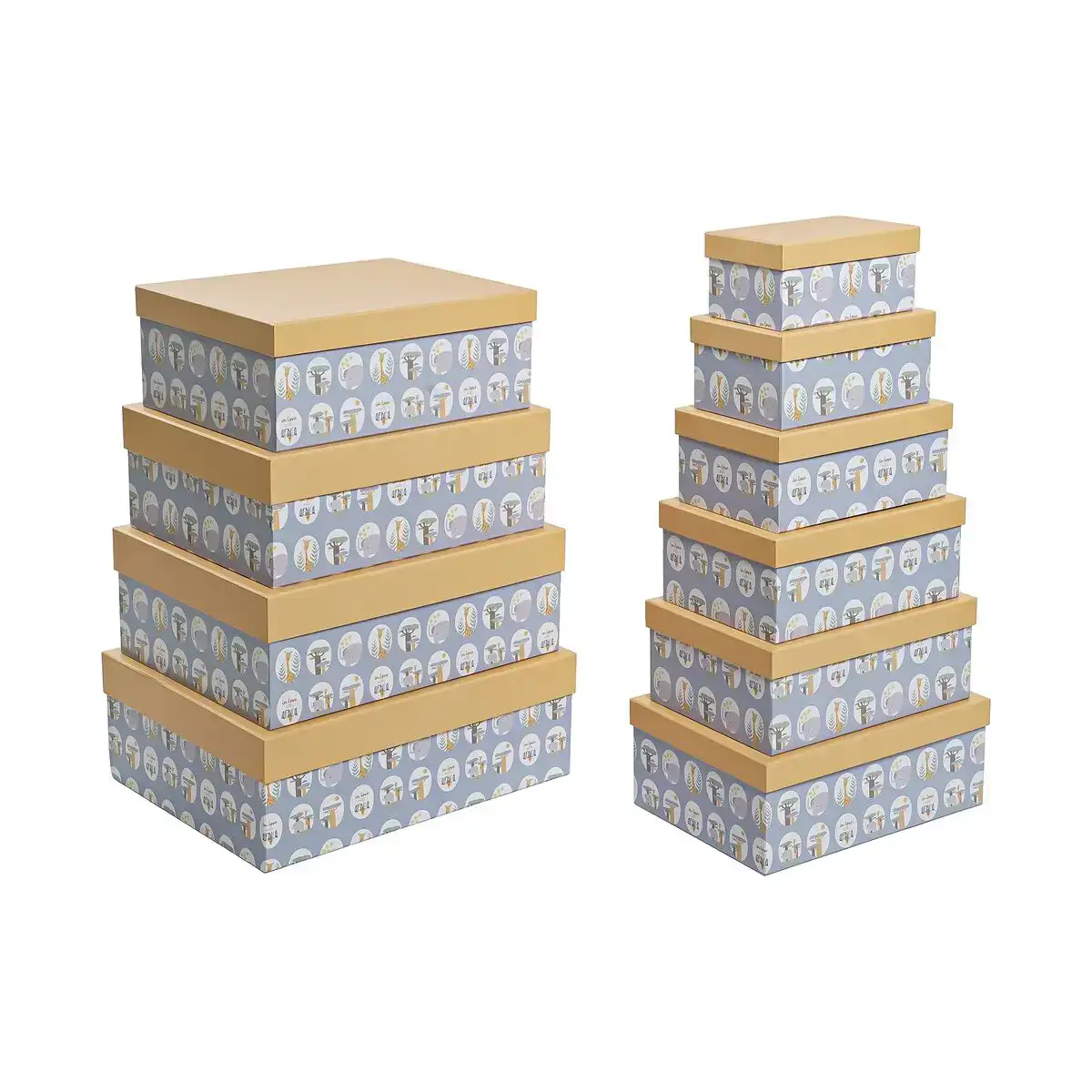 Jeu de caisses de rangement empilables dkd home decor animaux bleu carton 43 5 x 33 5 x 15 5 cm _7685. DIAYTAR COTE D'IVOIRE - Votre Source de Découvertes Shopping. Découvrez des trésors dans notre boutique en ligne, allant des articles artisanaux aux innovations modernes.