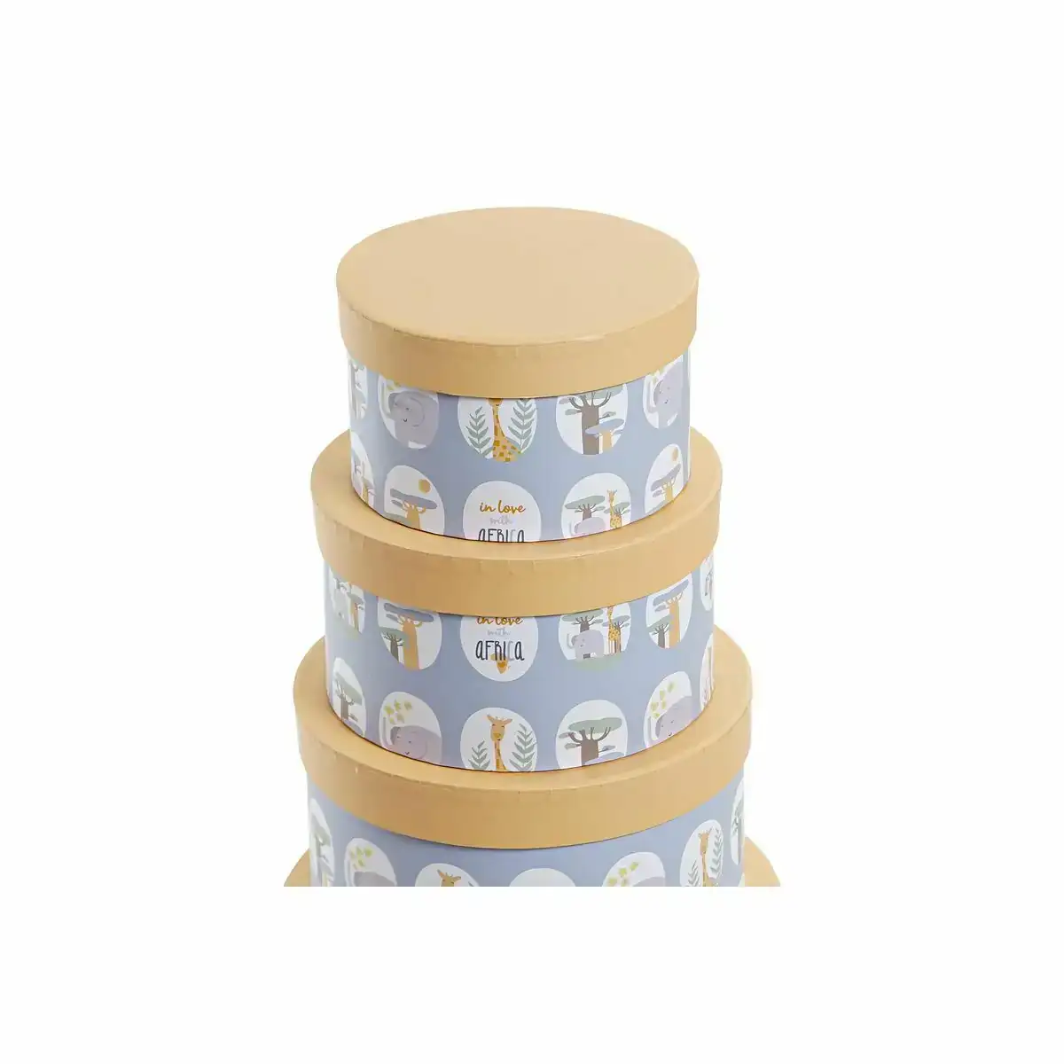 Jeu de caisses de rangement empilables dkd home decor animaux rond bleu carton 37 5 x 37 5 x 18 cm _2439. DIAYTAR COTE D'IVOIRE - L'Essence de la Tradition et de la Modernité réunies. Explorez notre plateforme en ligne pour trouver des produits authentiques du Côte d'Ivoire, tout en découvrant les dernières tendances du monde moderne.