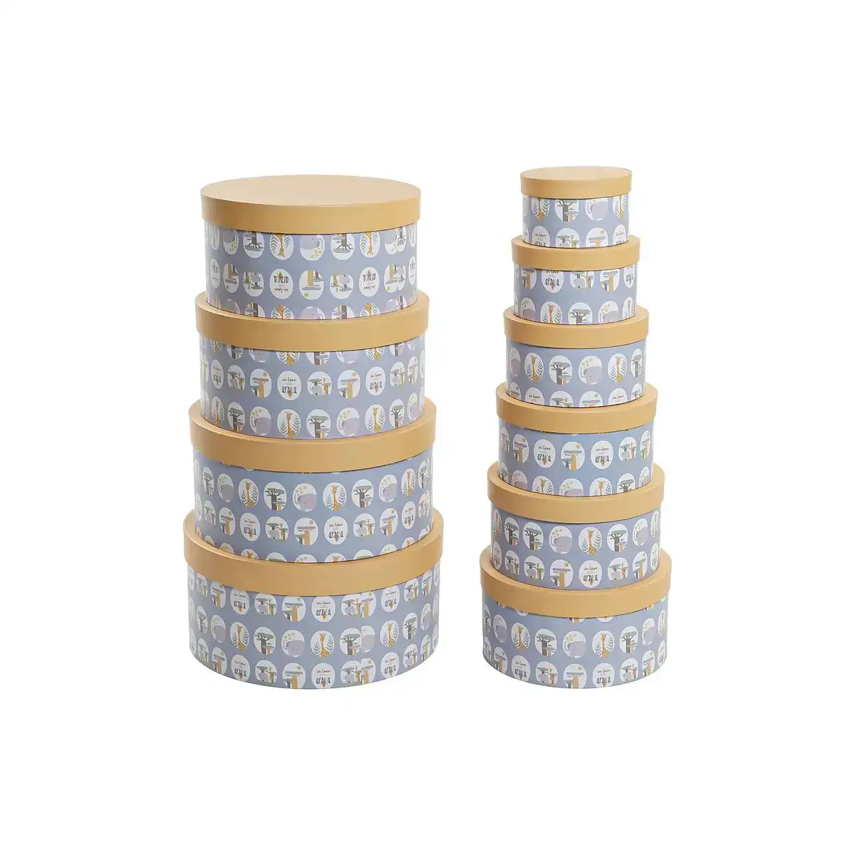 Jeu de caisses de rangement empilables dkd home decor animaux rond bleu carton 37 5 x 37 5 x 18 cm _5079. DIAYTAR COTE D'IVOIRE - Votre Destination Shopping de Confiance. Naviguez à travers notre boutique en ligne et profitez d'une sélection soigneusement choisie de produits qui répondent à toutes vos exigences.
