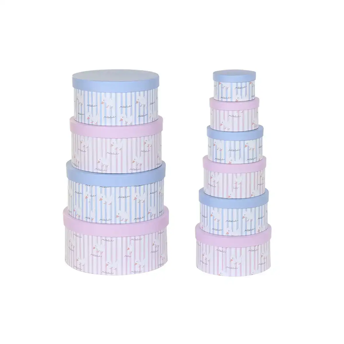 Jeu de caisses de rangement empilables dkd home decor bleu rose carton 37 5 x 37 5 x 18 cm _6379. DIAYTAR COTE D'IVOIRE - Où Choisir est une Célébration de l'Artisanat Local. Découvrez notre boutique en ligne et choisissez des produits qui incarnent la passion des artisans sénégalais.