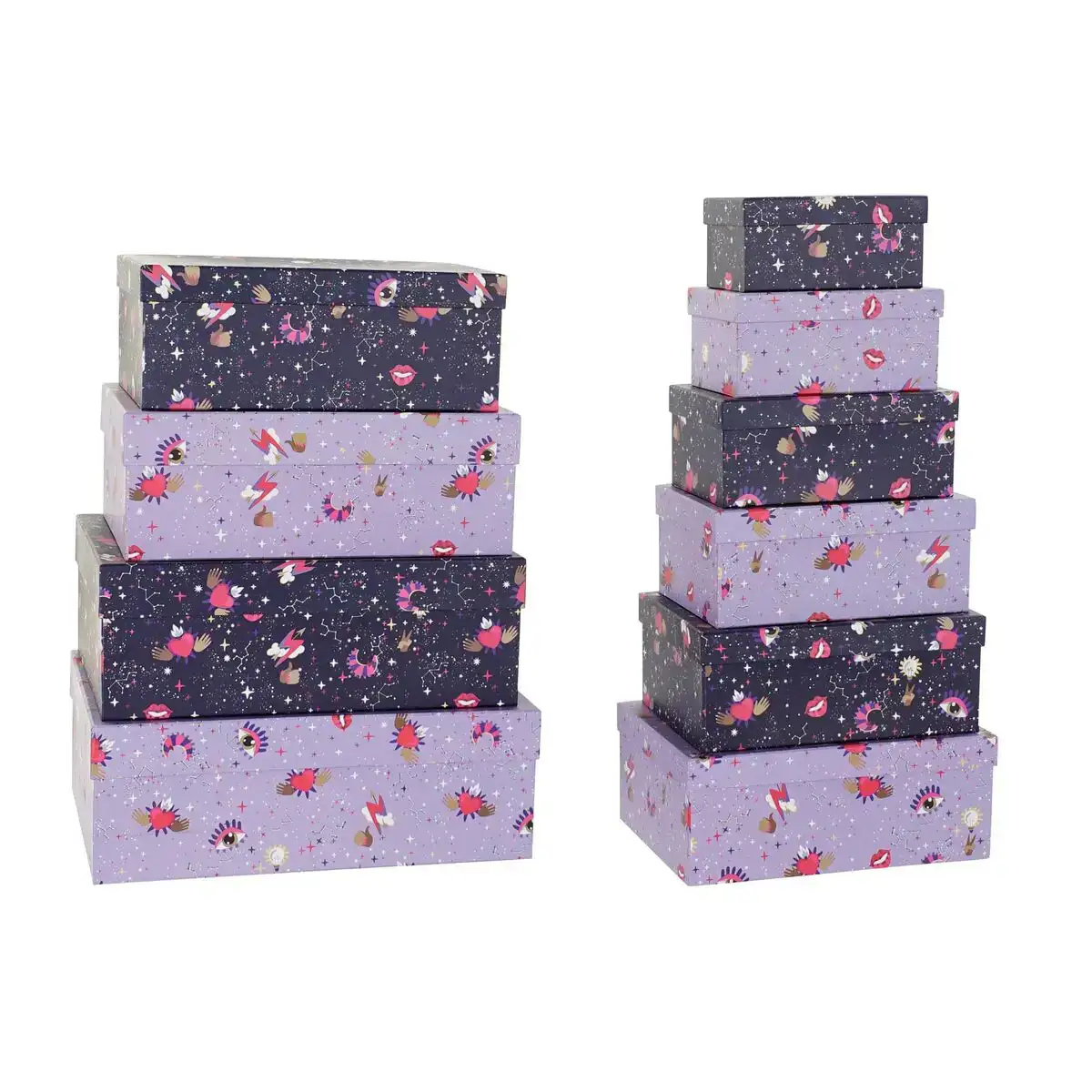 Jeu de caisses de rangement empilables dkd home decor enfant carton_3059. Bienvenue sur DIAYTAR COTE D'IVOIRE - Votre Évasion Shopping Personnalisée. Parcourez notre collection unique et trouvez des articles qui reflètent votre style et votre individualité.