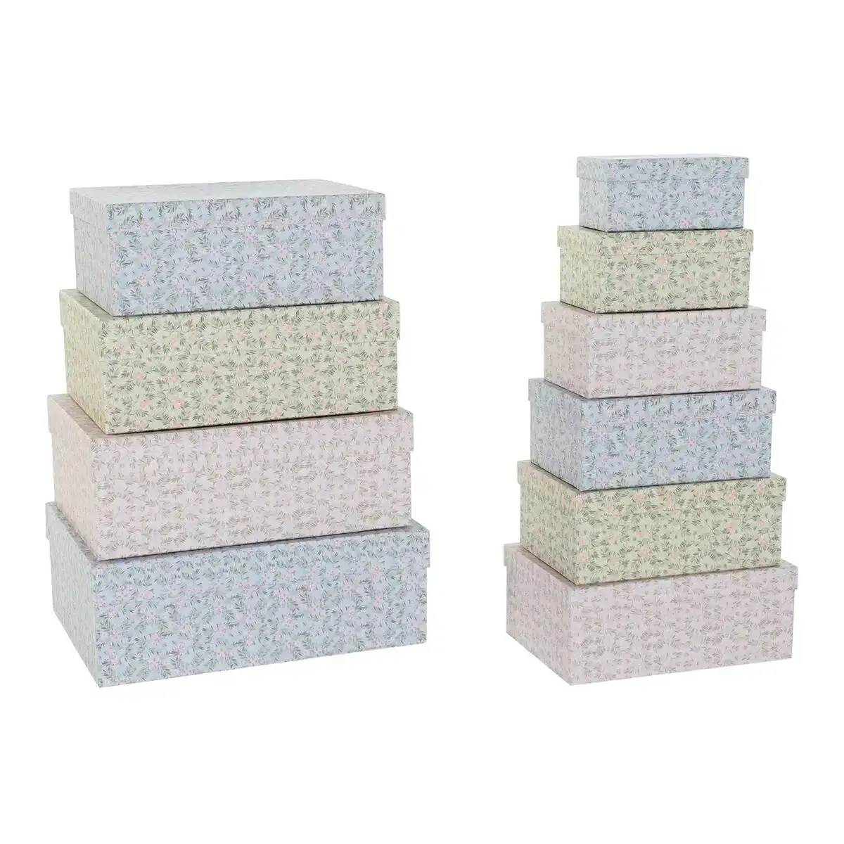 Jeu de caisses de rangement empilables dkd home decor fleurs carton 43 5 x 33 5 x 15 5 cm _3775. DIAYTAR COTE D'IVOIRE - Votre Source de Découvertes Shopping. Naviguez à travers nos catégories et découvrez des articles qui vous surprendront et vous séduiront.