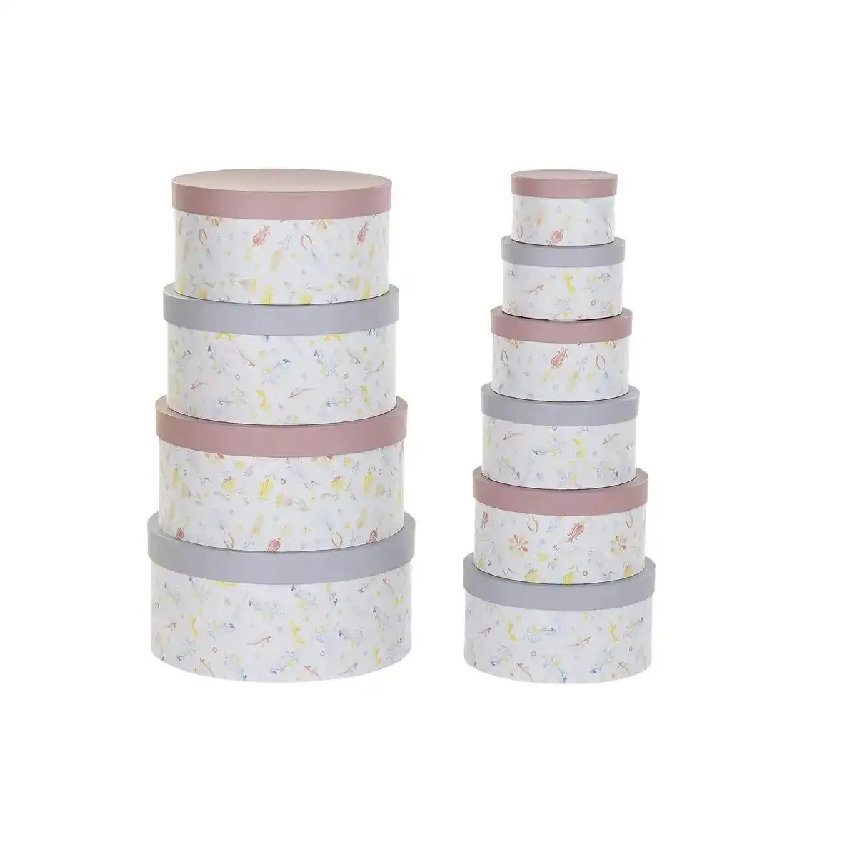 Jeu de caisses de rangement empilables dkd home decor fleurs rayures bleu lila blanc multicouleur carton 37 5 x 37 5 x 18 cm _6141. Bienvenue chez DIAYTAR COTE D'IVOIRE - Où le Shopping Devient un Plaisir. Découvrez notre boutique en ligne et trouvez des trésors qui égaieront chaque jour de votre vie.