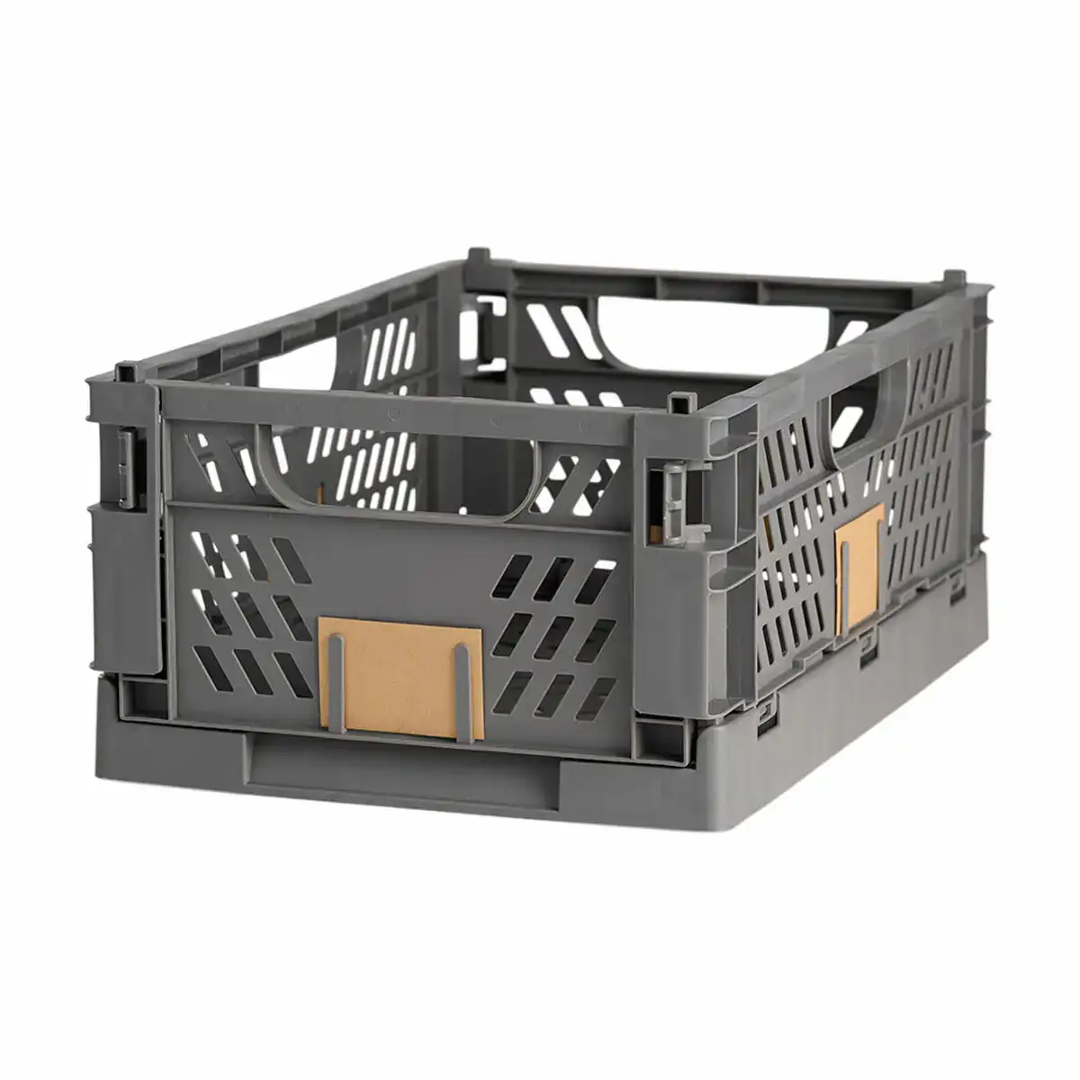 Jeu de caisses de rangement empilables gris fonce 50 x 33 x 25 cm_8524. DIAYTAR COTE D'IVOIRE - Où Choisir Devient une Expression de Soi. Découvrez notre boutique en ligne et trouvez des articles qui révèlent votre personnalité et votre style.