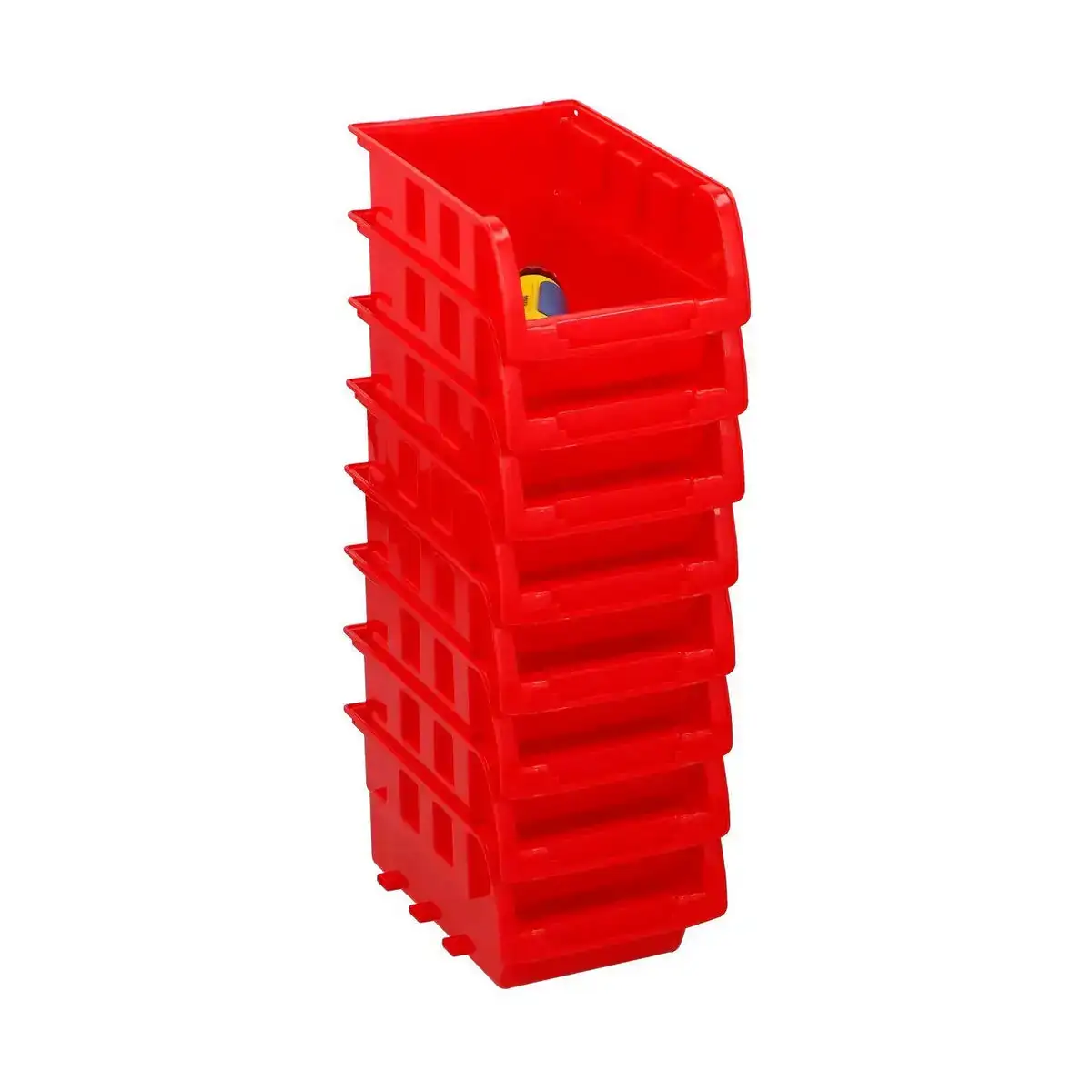 Jeu de caisses de rangement empilables kinzo rouge 12 x 10 cm polypropylene 8 unites _4344. Bienvenue chez DIAYTAR COTE D'IVOIRE - Là où les Désirs Prendent Vie. Explorez notre boutique en ligne et laissez-vous séduire par des articles qui font écho à vos aspirations et à votre style unique.